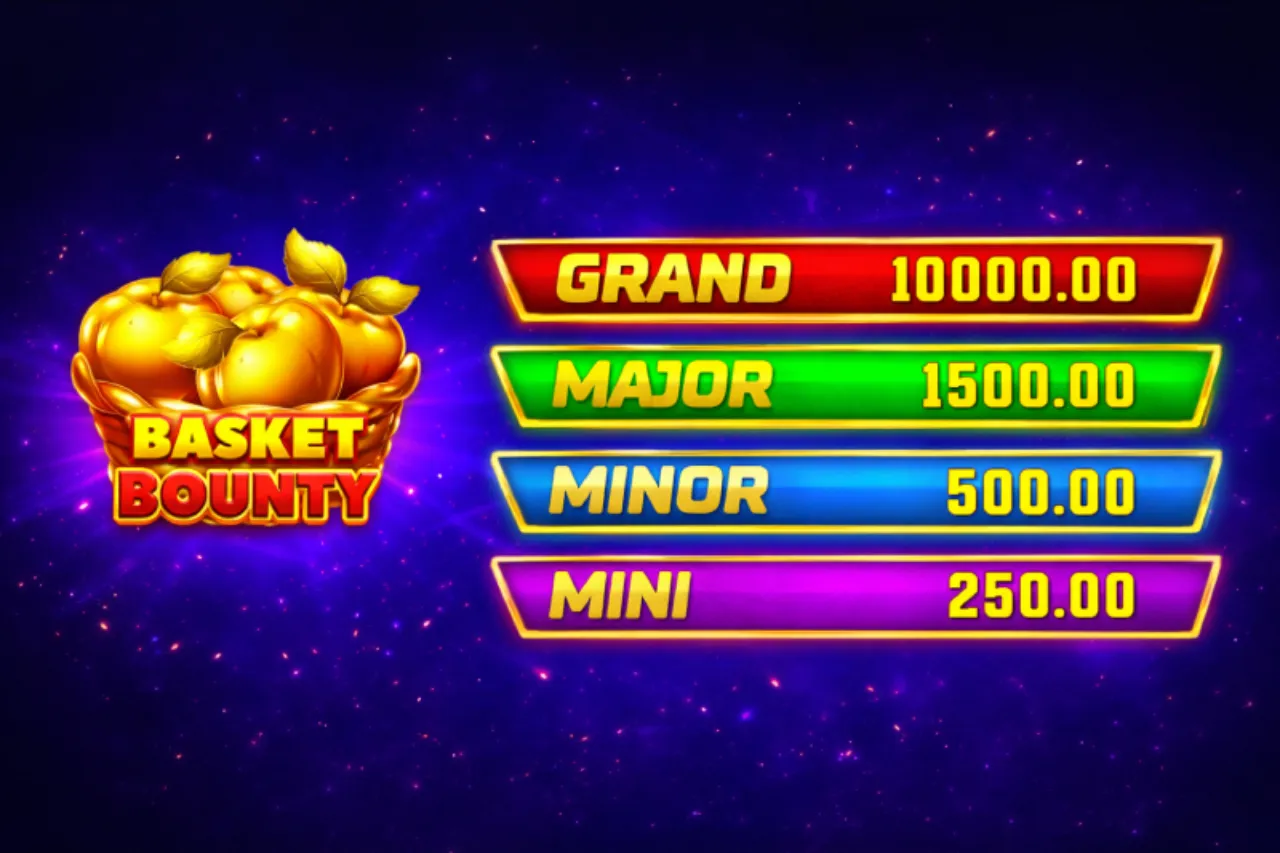 Vier definierte Jackpot-Werte im Spiel