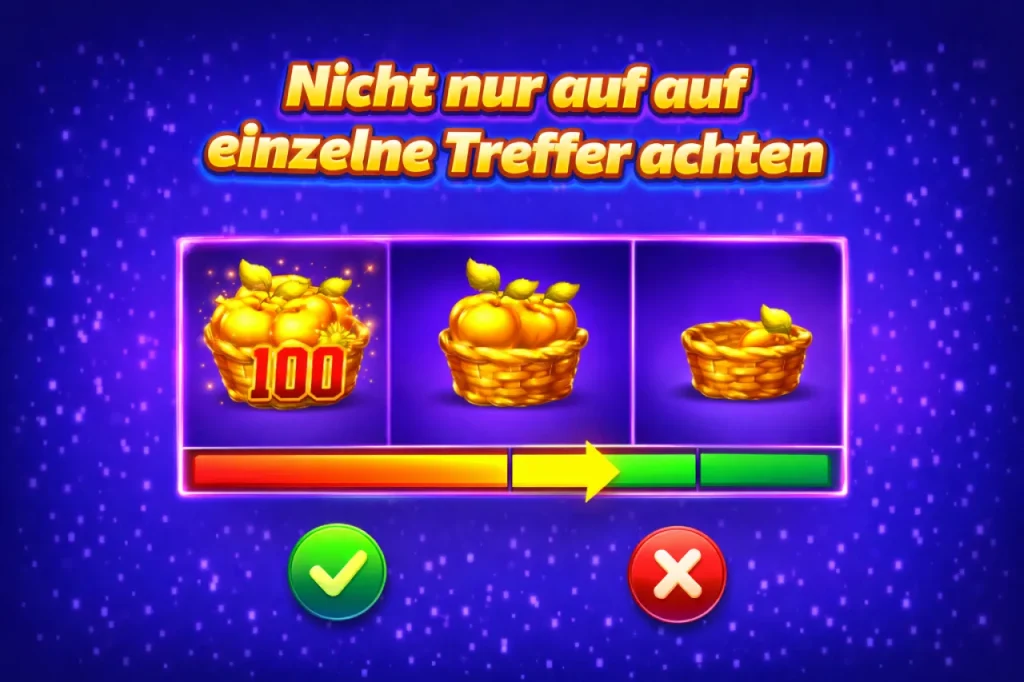 Nicht nur auf einzelne Treffer achten